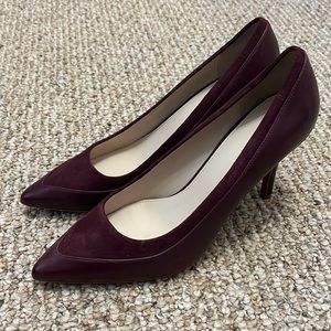 Cole Hann plum pumps